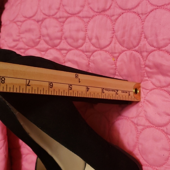 Betsey Johnson Black Velvet heels - Picture 5 of 9